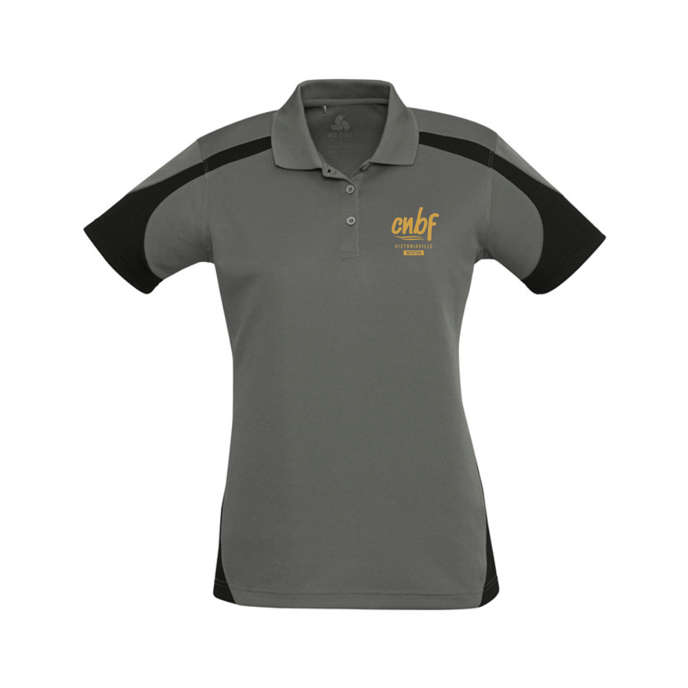 Polo – Entraîneure-adjointe – Féminin – Gris et noir