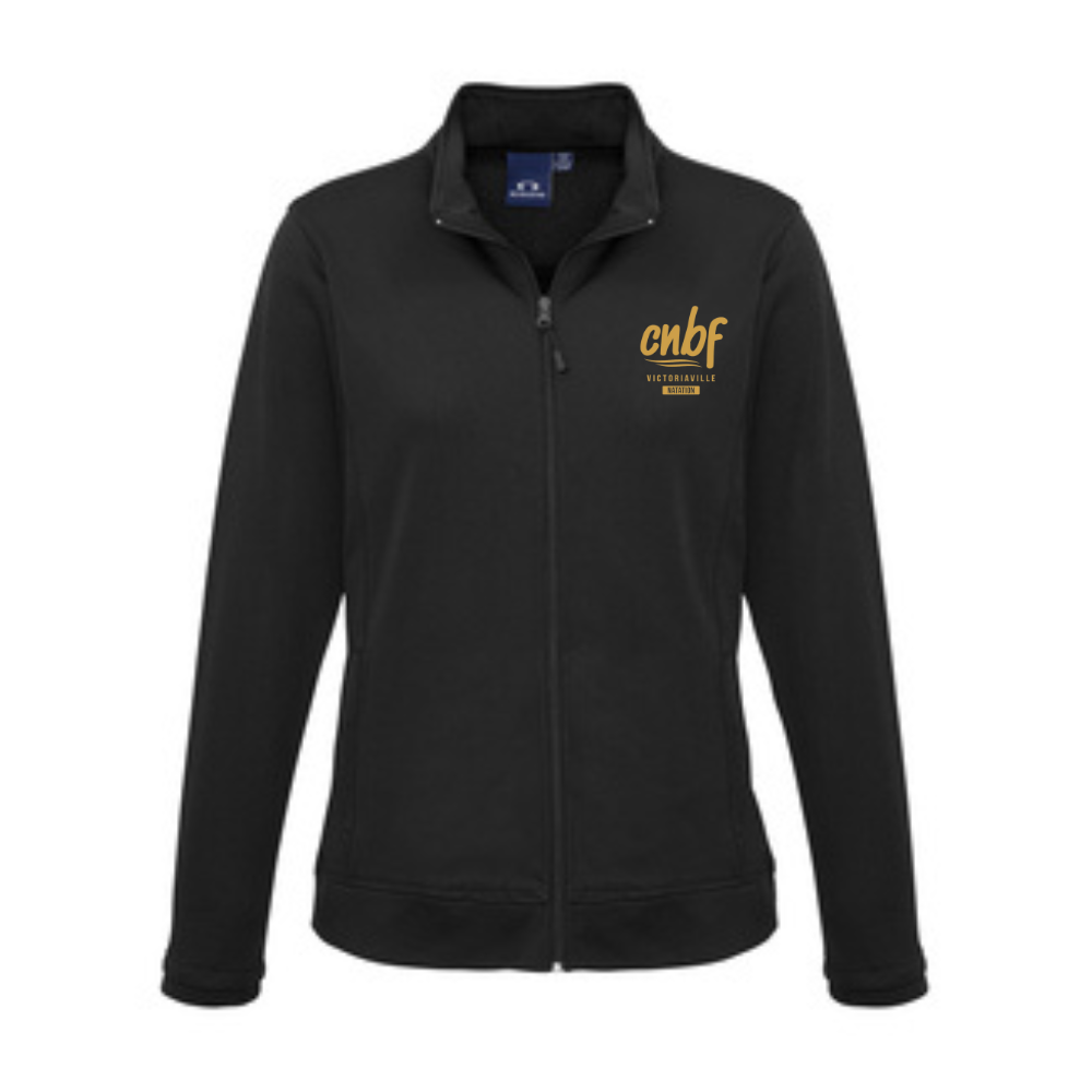 Veste sportive avec fermeture éclair - Coupe féminine - Noir